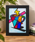 Electric Bloom Brew (Original Painting)