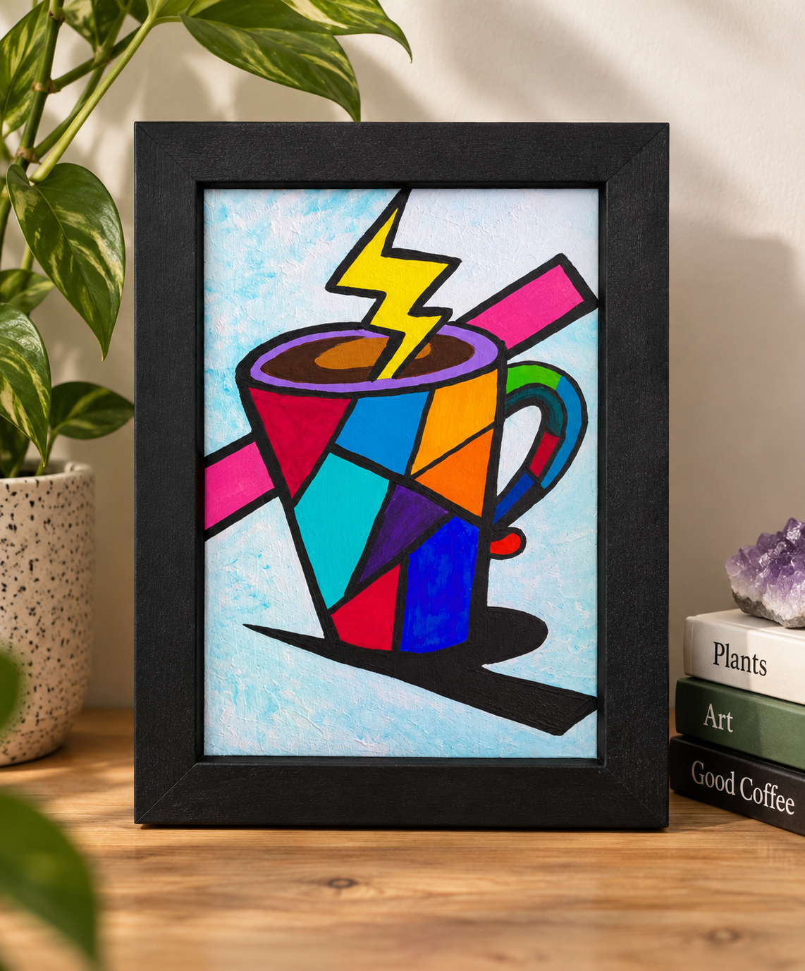 Electric Bloom Brew (Original Painting)